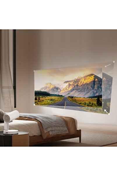 NO BRAND Proiector LCD 4K 4800Lm 140 °   Android TV 11 Netflix Etoe Rozgwiazd...
