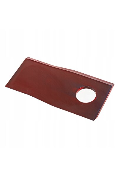 NO BRAND Cuțit pentru mașina de tuns iarba, dreapta, Krone, 96x50x4mm, fi 19m...