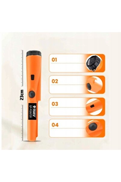 NO BRAND Detector de metale 360 °   Z Led - Precizie înaltă pentru monede și ...