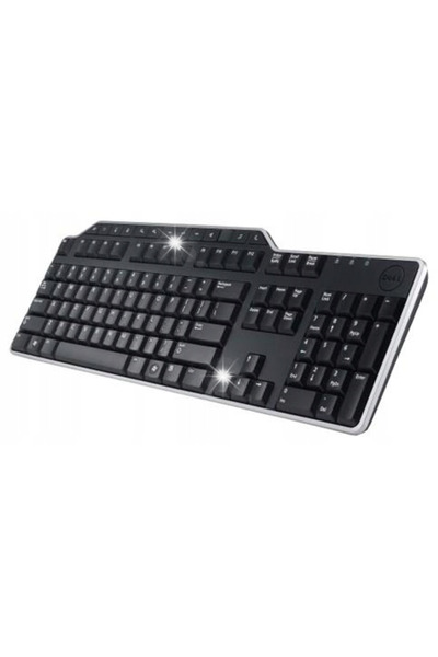 NO BRAND Tastatură multimedia USB cu fir Dell Kb-522 pentru afaceri - Negru