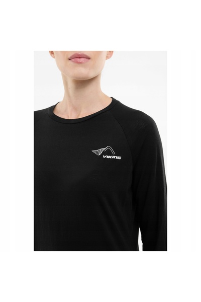 Viking Tricou de trekking pentru femei Andali Ls Women negru/gri XL
