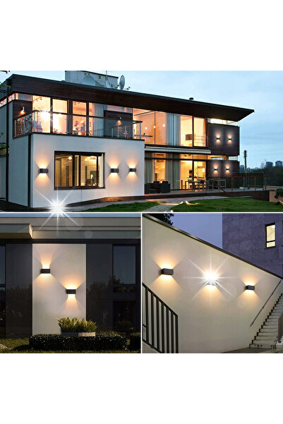 NO BRAND Corp de iluminat exterior, lampă de grădină, lampă de perete LED 24W...