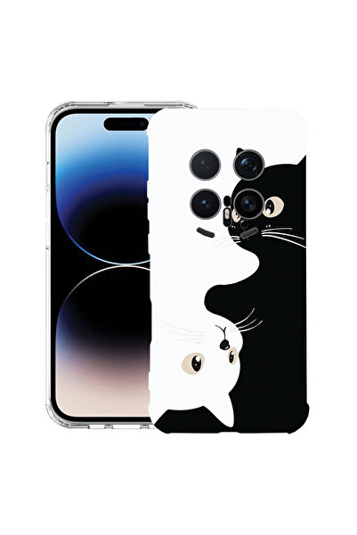 bestcase ®   Αντικραδασμική Θήκη Husa για Honor Magic 8 Pro, Μαύρες & Λευκές ...