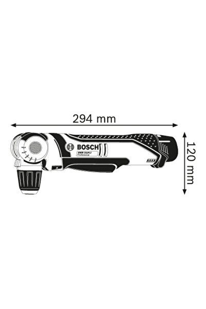 NO BRAND Mașină de găurit unghiulară Gwb 12V-10 Bosch L-Boxx Corp