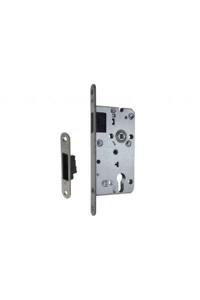 NO BRAND Broască magnetică încastrată Z755Mc 72/55 cu zăvor, fără reglaj, tip L