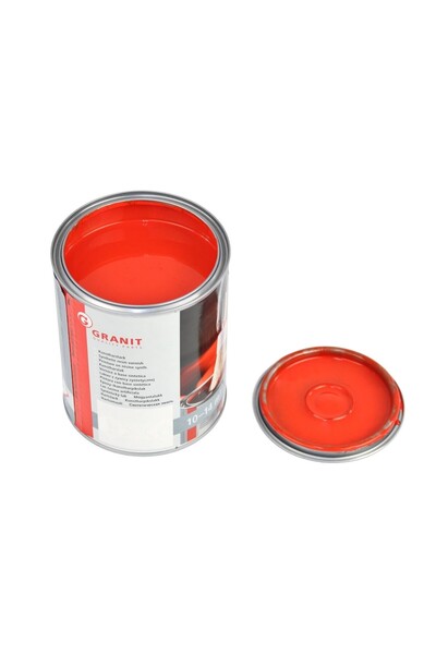 NO BRAND Vopsea Lăcuită Manitou Roșu Uscare Rapidă Luciu Intens Granit 1L Can...