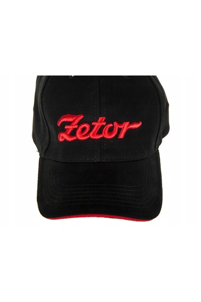 NO BRAND Șapcă de baseball neagră cu logo 3D Zetor