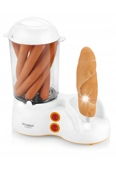 NO BRAND Aparat pentru hot dog - Aparat de gătit cu aburi, 350W, ABS, Roșu