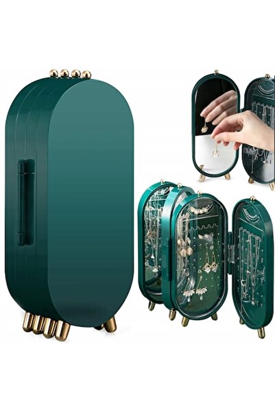 OEM Jewelry organizer, PINGYANG RONGRONG HANDICRAFT FACTORY, green, 11x6.5x23...