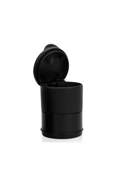 Choice1 BLACK Car Ashtray with Cover Car LED with Light Plastic Portable Pers...