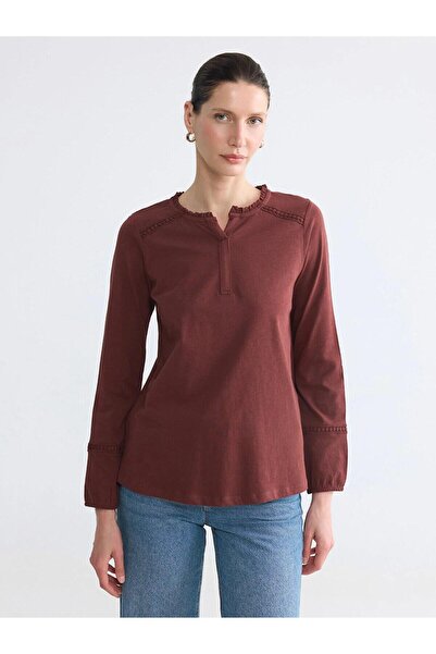 LC Waikiki Embroidered Collar Blouse (S6)