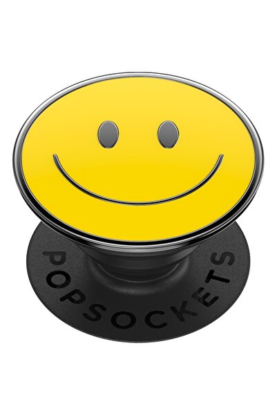 Popsockets PopTop Combo Εμαγιέ Be Happy Λαβή και Βάση Στήριξης Τηλεφώνου