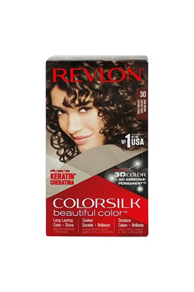 Revlon Vopsea pentru Par, Color Silk, 30 Dark Brown