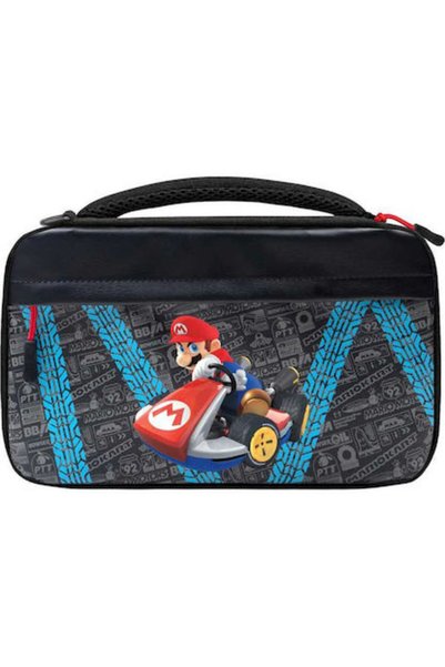 Pdp Θήκη μεταφοράς Nintendo Switch Mario Kart από φωσφορίζον ύφασμα, Μαύρη