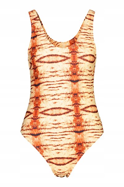 NO BRAND Costum de baie cu imprimeu tigru Boohoo 38
