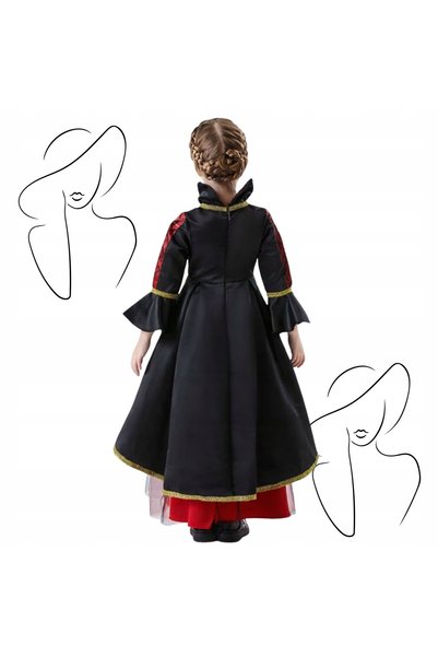 NO BRAND Costum de contesă, doamnă de curte aristocratică, rochie lungă pentr...