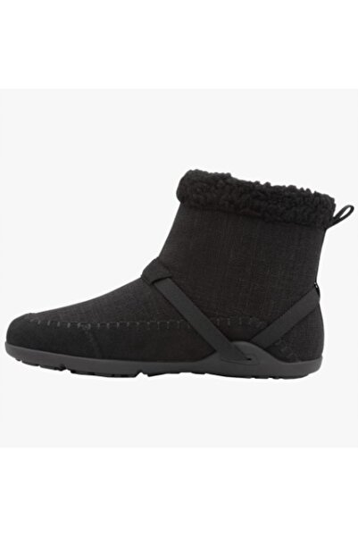 NO BRAND Botine negre termoizolante, tip slip-on, din material textil plat, A...