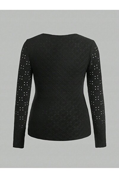 NO BRAND Bluză de maternitate cu cordon, decupată, set de 3 culori, Shein 44