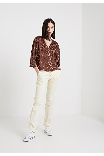 NO BRAND Bluză din satin cu buline New Look 34
