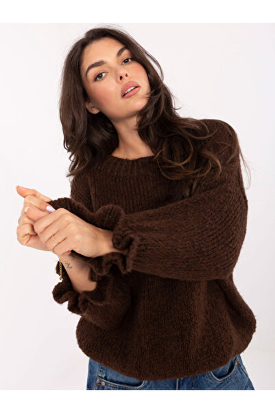 Italy Moda Pulover Dama Guler inalt, Acril, ITALY MODA, Maro Eleganta Office