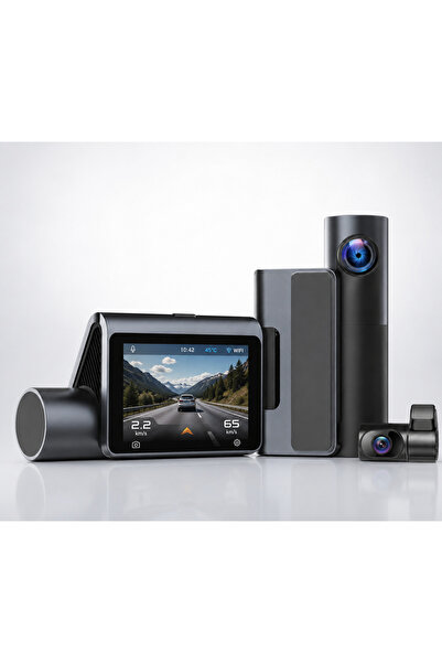 Navigold 2 KAMERALI 4" DOKUNMATİK 2K+1K WİFİ G-SENSÖR PARK KİTLİ DVR KAYIT KA...