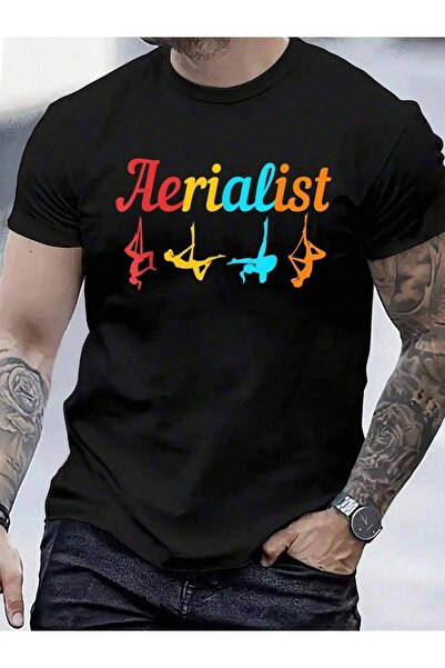 Astogria13 تي شيرت رجالي ونسائي من القطن 100% بتصميم ريترو ملون لمدربي اليوجا...