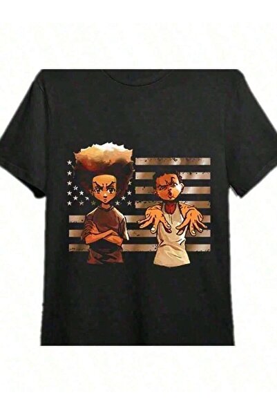Astogria13 قميص صيفي كاجوال للرجال من Boondocks، قابل للتنفس، ناعم، قليل التم...