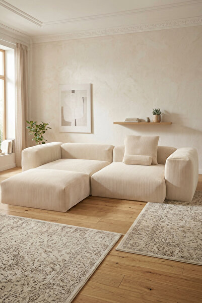MiniWood Relax Köşe Koltuk Takımı Sünger Koltuk Kanepe Divan