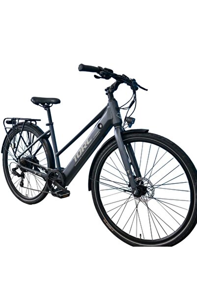 TORC T 4 W 7-V HD Elektrikli Şehir Bisikleti - Füme-Gri - 46 Cm