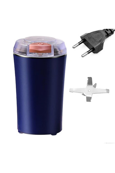 Generic Brand Rasnita electrica pentru cafea, condimente si nuci, compacta, din otel inoxidabil, portabila