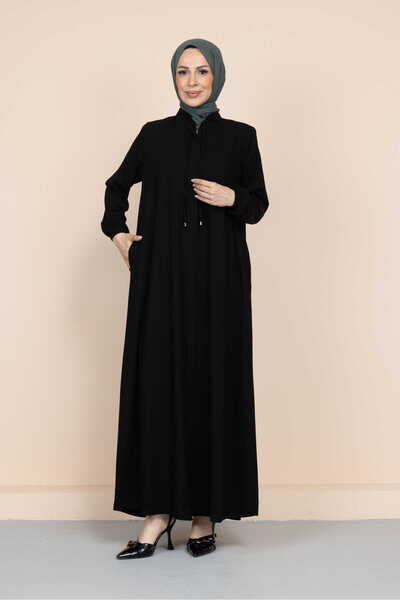 nevmira Yarım Mevlana Ferace Yaka İpli 2127