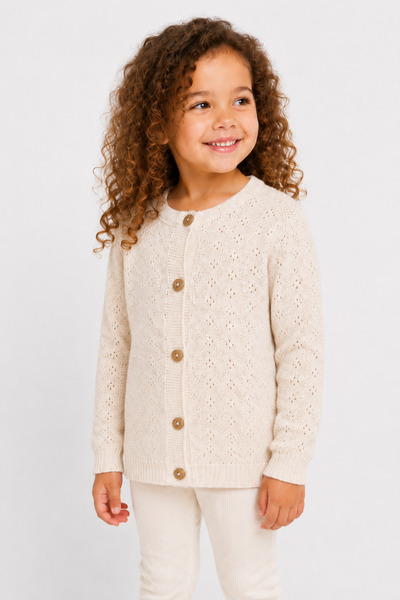 Babyhola 3-6 Years Old Girls' Knitwear Cardigan 3018