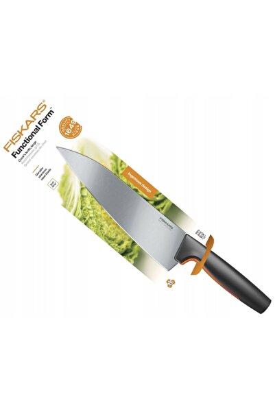 FiSKARS CUȚIT DE BUCĂTARĂ ASPIRAT ÎN CUTIE, DIN OȚEL, PENTRU TĂIȚAT ȘI TOCĂT,...