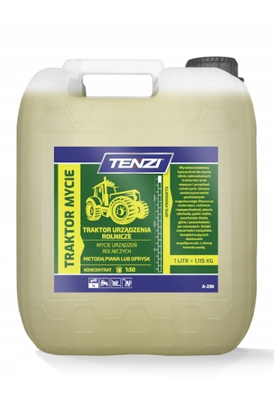 Tenzi Tedarik Soluție de spălare tractoare, Agent de curățare utilaje agricol...