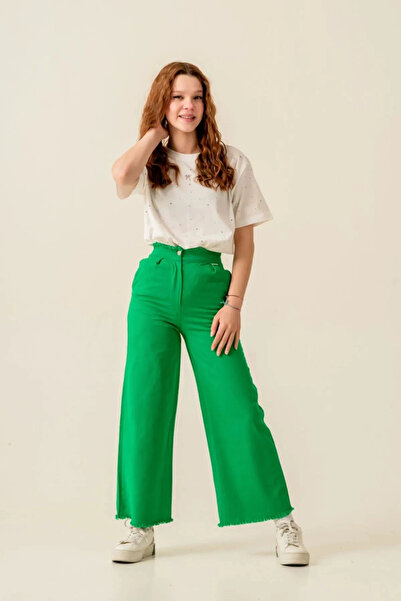 HAUSEkids 9-15 godina Čarobne premium pantalone za devojčice - zelene