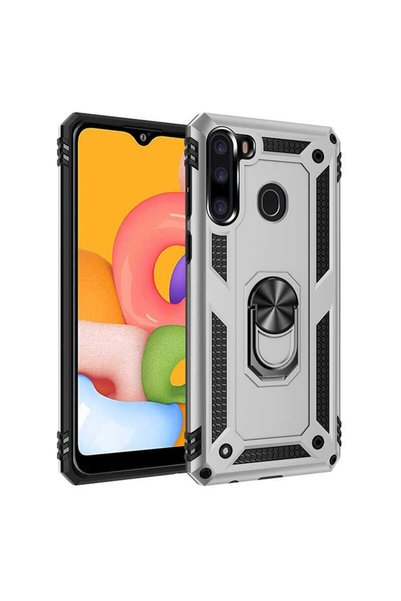 Ummeslem Samsung Galaxy A21 Case Ultra Protection Shock Absorbing Tank Rugged...