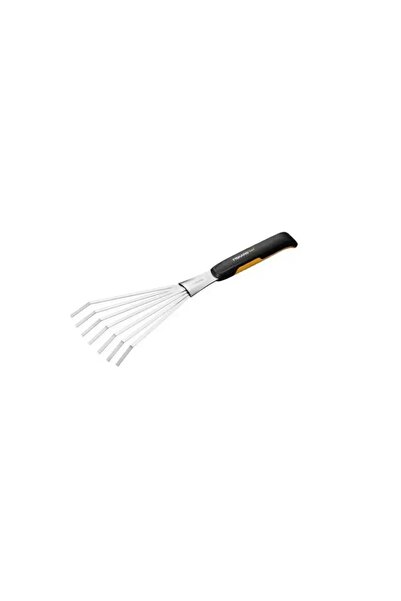 FiSKARS Xact Grabie greblă mică metalică pentru frunze, apucător de frunze în...