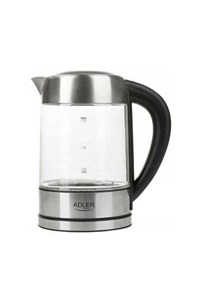 adler AD 1247 Fierbător electric din sticlă cu control al temperaturii 1.7L