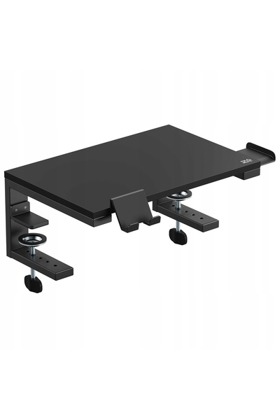 Maclean Energy Suport laptop și monitor 13-32 inci, 20 kg, negru, reglabil, d...