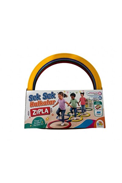 Generic Brand Children's Hopscotch Rings Set 10 Pieces Balance and Movement Game