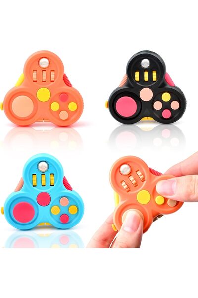 Arabest 3-Piece Fidget Pad Sensory Toys,Stress Relief Cube Clicker Controller...