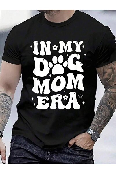 9JY 100% Cotton In My Mom Era Groovy Funny Dog Mama Lover Mother's Day Men Wo...