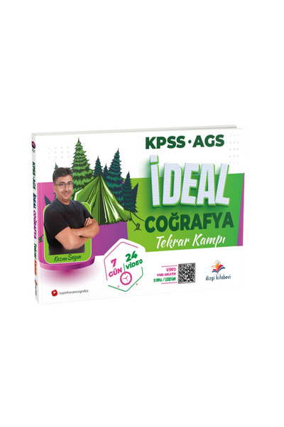 Dizgi Kitap 2026 KPSS MEB AGS İdeal Coğrafya Video Konu Anlatımlı Tekrar Kamp...
