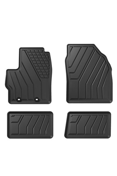 DELUXETUNING Covorase auto din cauciuc compatibile Toyota Yaris 2020->, tip t...