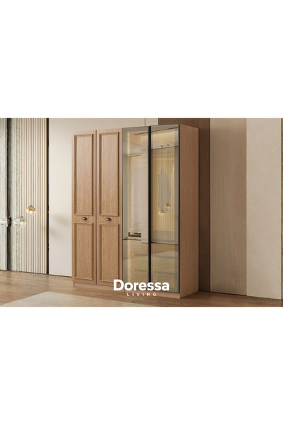 Doressa Living Merlin 4 Kapılı Reflekte Camlı Gardırop