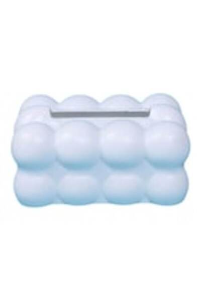 OEM Cutie servetele, alba, din plastic, 19x10x13cm