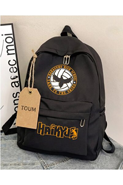 Toum Anime Haikyuu Themed Printed School, Classroom, Course Backpack