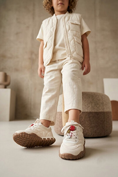 Marco Kids 152-08-26Y838 B-1 Beige Children's Sports Shoes