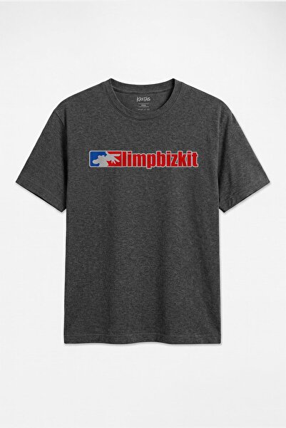Kretas Anthrax Melange Unisex Regular Fit Limp Bizkit Nu Metal Fred Durst Roc...