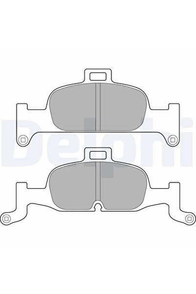 DELPHİ Set Placute Frana Frana Disc Audi A4 Allroad B9/A4 B9/A5 2015-2021